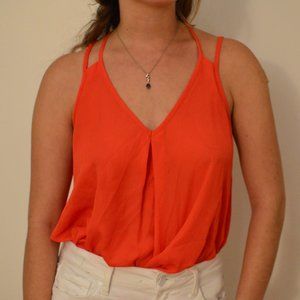 Summer Sunset Open Back Blouse